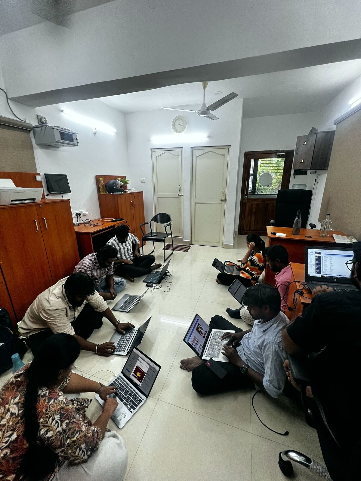 400 sqft office tribe working