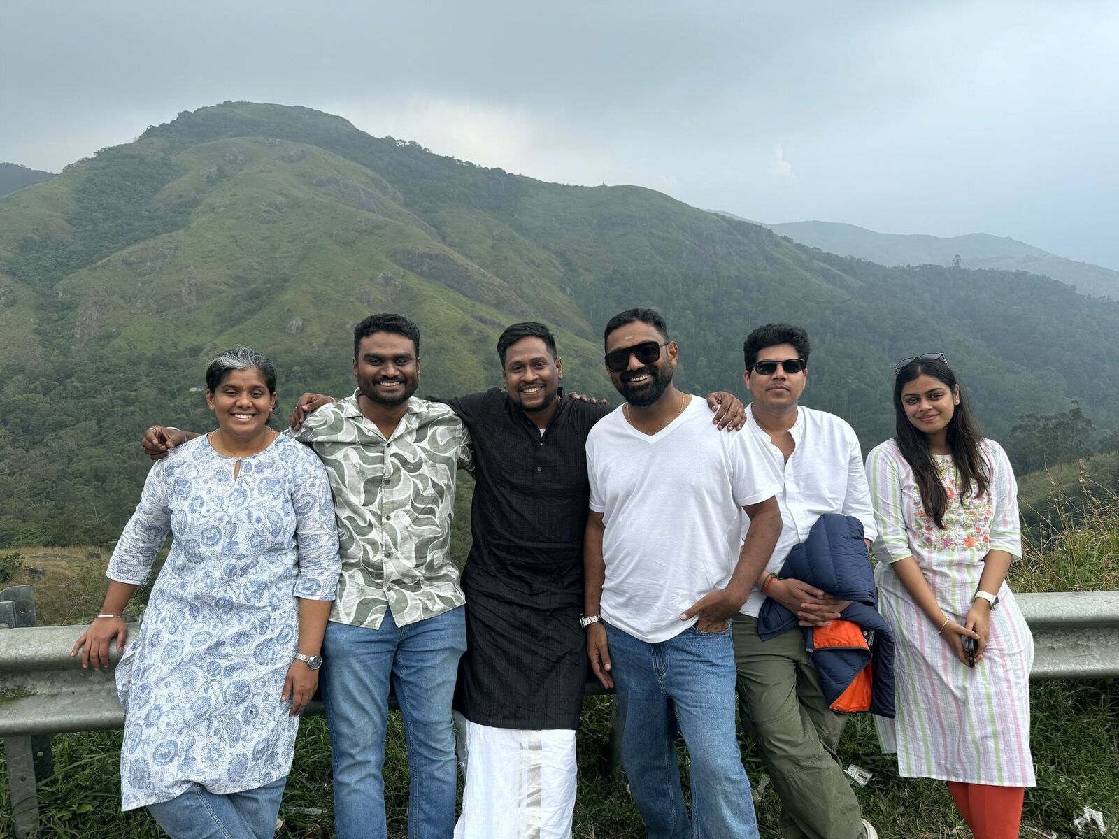 The AyC Tribe together on a hill