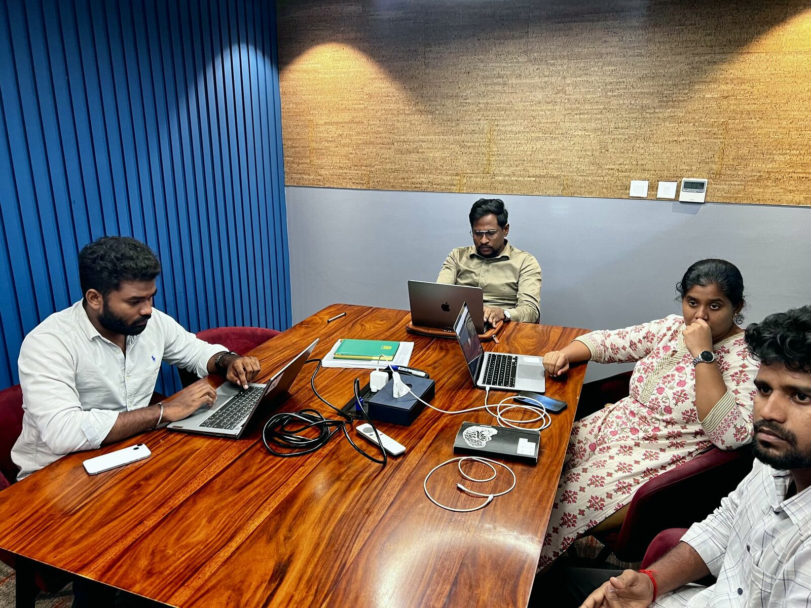 Internal office meeting