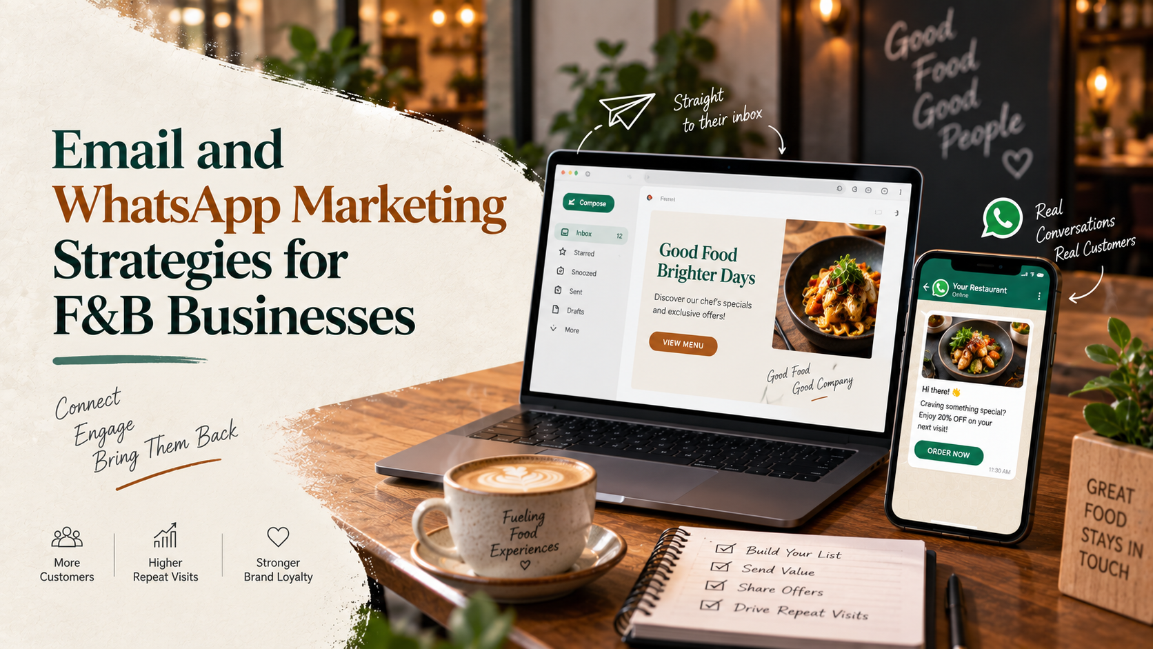 Email and WhatsApp Marketing Strategies for F&B Businesses